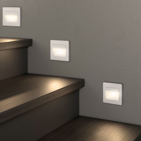 DK3050-WH Светильник встраиваемый в стену, IP 20, LED 3000, 1 Вт, белый, пластик в Белоярском (ХМАО) - beloiarskii.ok-mebel.com | фото 6