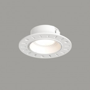 DK3055-WH Встраиваемый светильник, IP 20, 10 Вт, GU5.3, LED, белый, пластик в Белоярском (ХМАО) - beloiarskii.ok-mebel.com | фото