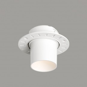 DK3057-WH Встраиваемый светильник под шпатлевку, IP20, до 15 Вт, LED, GU5,3, белый, пластик в Белоярском (ХМАО) - beloiarskii.ok-mebel.com | фото