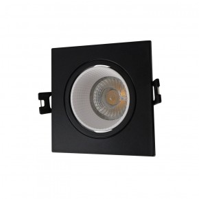 DK3071-BK+WH Встраиваемый светильник, IP 20, 10 Вт, GU5.3, LED, черный/белый, пластик в Белоярском (ХМАО) - beloiarskii.ok-mebel.com | фото