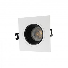 DK3071-WH+BK Встраиваемый светильник, IP 20, 10 Вт, GU5.3, LED, белый/черный, пластик в Белоярском (ХМАО) - beloiarskii.ok-mebel.com | фото