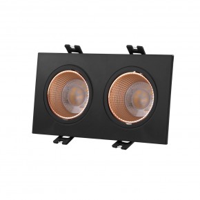 DK3072-BBR Встраиваемый светильник, IP 20, 10 Вт, GU5.3, LED, черный/бронзовый, пластик в Белоярском (ХМАО) - beloiarskii.ok-mebel.com | фото
