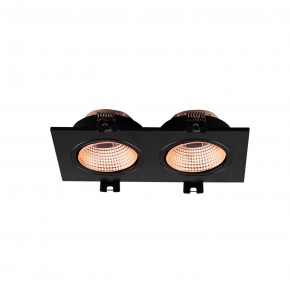 DK3072-BBR Встраиваемый светильник, IP 20, 10 Вт, GU5.3, LED, черный/бронзовый, пластик в Белоярском (ХМАО) - beloiarskii.ok-mebel.com | фото 2
