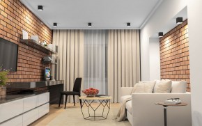 DK3080-BW+BK Светильник накладной IP 20, 10 Вт, GU5.3, LED, черно-белый/черный, пластик в Белоярском (ХМАО) - beloiarskii.ok-mebel.com | фото 2