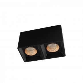 DK3085-BK+BR Светильник накладной IP 20, 10 Вт, GU5.3, LED, черный/бронзовый, пластик в Белоярском (ХМАО) - beloiarskii.ok-mebel.com | фото