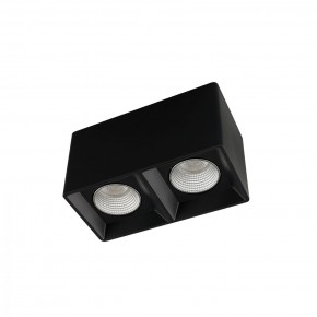 DK3085-BK+CH Светильник накладной IP 20, 10 Вт, GU5.3, LED, черный/хром, пластик в Белоярском (ХМАО) - beloiarskii.ok-mebel.com | фото