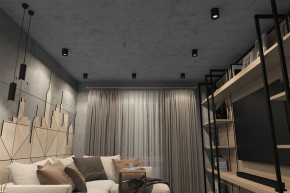 DK3090-BK+CH Светильник накладной IP 20, 10 Вт, GU5.3, LED, черный/хром, пластик в Белоярском (ХМАО) - beloiarskii.ok-mebel.com | фото 2