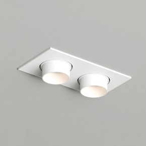 DK3122-WH Встраиваемый светильник, IP20, до 15 Вт, LED, GU5,3, белый, пластик в Белоярском (ХМАО) - beloiarskii.ok-mebel.com | фото