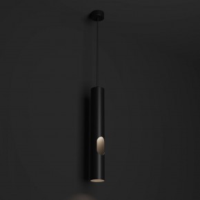 DK4045-BK Подвесной светильник, с декоративным вырезом, IP 20, до 15 Вт, LED, GU10, черный, алюминий в Белоярском (ХМАО) - beloiarskii.ok-mebel.com | фото 2