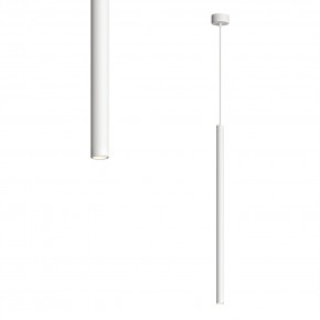 DK4303-WH Подвесной светильник со встроенным светодиодом, 5W, IP 20, 3000K, белый, алюминий в Белоярском (ХМАО) - beloiarskii.ok-mebel.com | фото