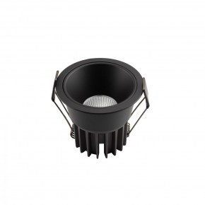 DK4500-BK Встраиваемый светильник, IP 20, 12 Вт, LED 3000, черный, алюминий в Белоярском (ХМАО) - beloiarskii.ok-mebel.com | фото