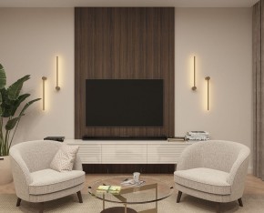 DK5010-SG Бра 600 мм, 3000К, IP20, 5 Вт, матовое золото в Белоярском (ХМАО) - beloiarskii.ok-mebel.com | фото 5