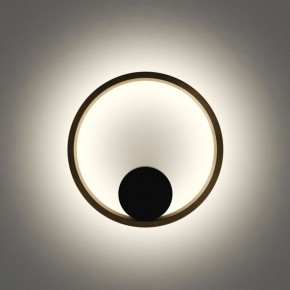 DK5060-BK+SG Бра ORBIT, IP20, 3000К, LED, 10 Вт, черный + сатинированное золото, алюминий в Белоярском (ХМАО) - beloiarskii.ok-mebel.com | фото 4