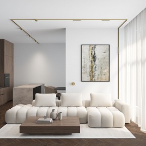 DK5072-SB Бра SHINE WALL со светодиодом, D104*H68, IP20, 3000К, 3W, RA?90, сатинированная латунь, алюминий в Белоярском (ХМАО) - beloiarskii.ok-mebel.com | фото 6