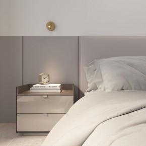 DK5072-SB Бра SHINE WALL со светодиодом, D104*H68, IP20, 3000К, 3W, RA?90, сатинированная латунь, алюминий в Белоярском (ХМАО) - beloiarskii.ok-mebel.com | фото 9