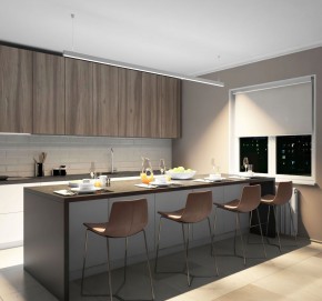 DK9254-WH Линейный светильник 62W 2500mm 4000K, белый в Белоярском (ХМАО) - beloiarskii.ok-mebel.com | фото 4