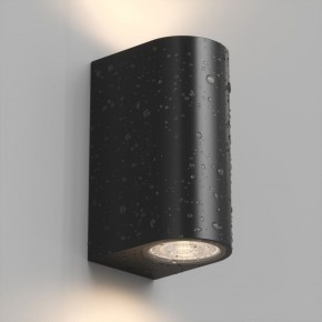 DK9791-BK Настенный уличный светильник NARVIK, IP44, 2хGU10 LED, до 15 Вт, черный, алюминий в Белоярском (ХМАО) - beloiarskii.ok-mebel.com | фото 3