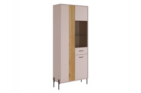 ДОМИНИКА Шкаф двухдверный (со стеклом) в Белоярском (ХМАО) - beloiarskii.ok-mebel.com | фото