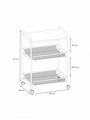 Э 356 С Этажерка "Ладья 33КС" Серый в Белоярском (ХМАО) - beloiarskii.ok-mebel.com | фото 2