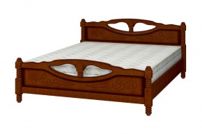 ЕЛЕНА-4 Кровать из массива (орех) в Белоярском (ХМАО) - beloiarskii.ok-mebel.com | фото 2