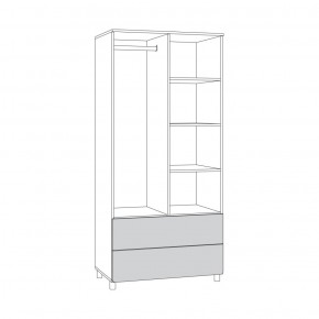 Эйп Шкаф для одежды 13.334 в Белоярском (ХМАО) - beloiarskii.ok-mebel.com | фото 2