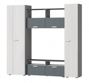 Гостиная Эмми (Анкор светлый/Графит) в Белоярском (ХМАО) - beloiarskii.ok-mebel.com | фото 2