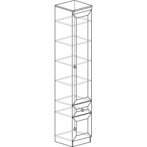 Гостиная Инна 2 Денвер темный в Белоярском (ХМАО) - beloiarskii.ok-mebel.com | фото 3