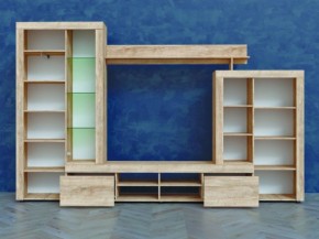 Гостиная МИРАЖ-1 (Дуб баррик) в Белоярском (ХМАО) - beloiarskii.ok-mebel.com | фото 2