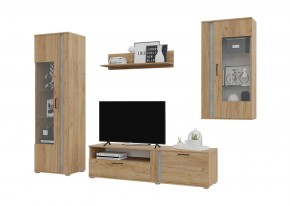 Гостиная Омега (Крафт золотой-Бетон) в Белоярском (ХМАО) - beloiarskii.ok-mebel.com | фото 2