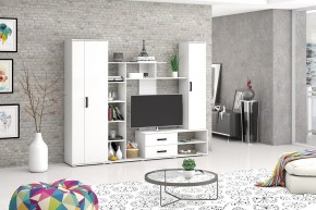 Гостиная Торонто (Белый текстурный) в Белоярском (ХМАО) - beloiarskii.ok-mebel.com | фото