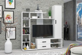 Гостиная Торонто (Белый текстурный) в Белоярском (ХМАО) - beloiarskii.ok-mebel.com | фото 3