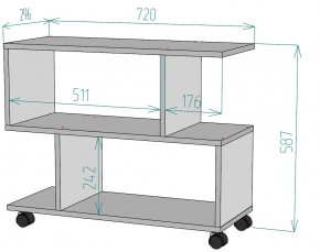 Журнальный столик TC36 в Белоярском (ХМАО) - beloiarskii.ok-mebel.com | фото 2