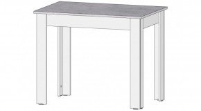КАЙ Стол (цемент светлый/белый) в Белоярском (ХМАО) - beloiarskii.ok-mebel.com | фото