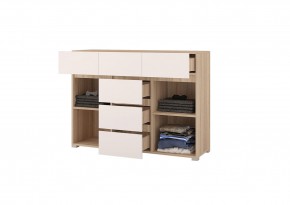 Комод 1200 АНТАЛИЯ (Сонома/Графит софт) в Белоярском (ХМАО) - beloiarskii.ok-mebel.com | фото 2