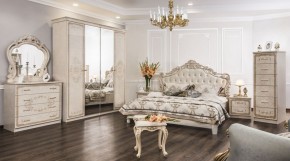 Комод 6 ящиков Патрисия (крем) в Белоярском (ХМАО) - beloiarskii.ok-mebel.com | фото 4