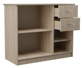 Комод АЛЛА (Дуб сонома светлый) Эко в Белоярском (ХМАО) - beloiarskii.ok-mebel.com | фото 2