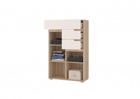 Комод АНТАЛИЯ (Сонома/Белый софт) в Белоярском (ХМАО) - beloiarskii.ok-mebel.com | фото 2