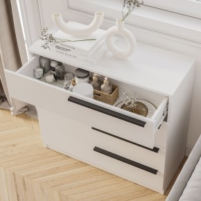 Комод Айрон КМ-02 (белый) в Белоярском (ХМАО) - beloiarskii.ok-mebel.com | фото 3