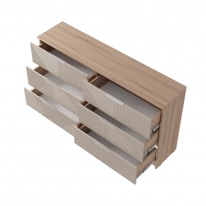 Комод Эмилия КМ-04 (Дуб смоки/Айриш (MF03)) в Белоярском (ХМАО) - beloiarskii.ok-mebel.com | фото 4