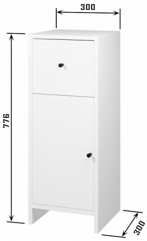 Комод Квадро в Белоярском (ХМАО) - beloiarskii.ok-mebel.com | фото 3