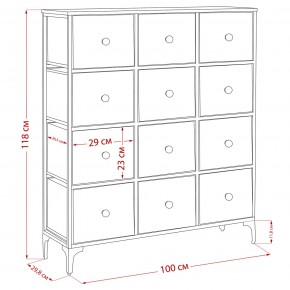 Комод Leset Лунет 12 ящ. в Белоярском (ХМАО) - beloiarskii.ok-mebel.com | фото 11