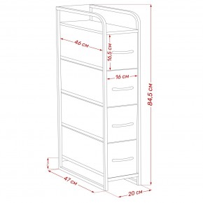 Комод Leset Ноа узкий 4 ящика в Белоярском (ХМАО) - beloiarskii.ok-mebel.com | фото 9