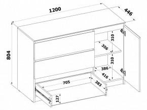 Комод Т-3Р в Белоярском (ХМАО) - beloiarskii.ok-mebel.com | фото 4