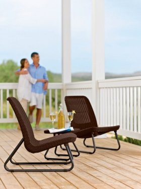 Комплект мебель Рио Патио (Rio Patio set) виски-коричневый в Белоярском (ХМАО) - beloiarskii.ok-mebel.com | фото 3