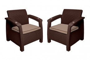 Комплект на балкон Yalta Balcony Set (Ялта) шоколадный в Белоярском (ХМАО) - beloiarskii.ok-mebel.com | фото 4