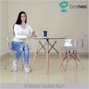 Кресло Barneo N-14-14 SteelMold прозрачный в Белоярском (ХМАО) - beloiarskii.ok-mebel.com | фото 2