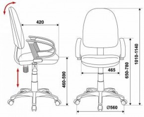 Кресло Бюрократ CH-300/BLACK черный JP-15-2 в Белоярском (ХМАО) - beloiarskii.ok-mebel.com | фото 4