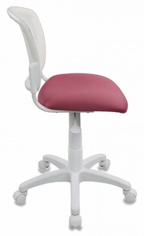 Кресло детское Бюрократ CH-W296NX/26-31 белый TW-15 розовый 26-31 в Белоярском (ХМАО) - beloiarskii.ok-mebel.com | фото 2