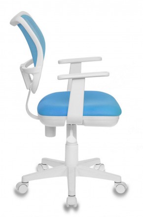 Кресло детское Бюрократ CH-W797/LB/TW-55 голубой в Белоярском (ХМАО) - beloiarskii.ok-mebel.com | фото 2