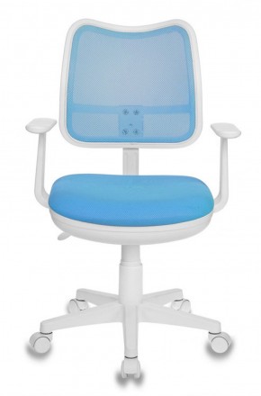 Кресло детское Бюрократ CH-W797/LB/TW-55 голубой в Белоярском (ХМАО) - beloiarskii.ok-mebel.com | фото 4